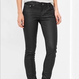 Gap Women's Black 1969 Coated Always Skinny Jeans